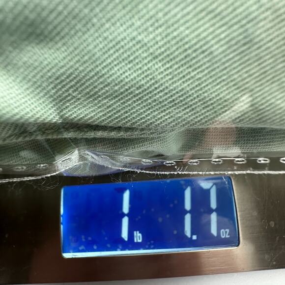 Madewell Jumpsuit Womens 14 Mint Green Top Stitched Coveralls Belted Cropped - Picture 15 of 16